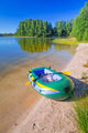 Inflatable Dinghy Summer Lake Wall Decal