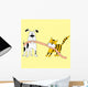 Cat and Dog Vector Wall Decal