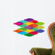 Bunter Fischschwarm Wall Decal