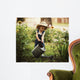 Cute Little Boy Watering Wall Decal