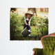Cute Little Boy Watering Wall Decal
