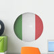 Italian Flag Graphic Soccer Wall Decal