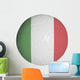 Italian Flag Graphic Soccer Wall Decal