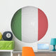 Italian Flag Graphic Soccer Wall Decal