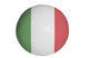 Italian Flag Graphic Soccer Wall Decal