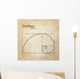 Golden Ratio Proportion Wall Decal