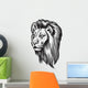 Lion Head with Mane Wall Decal