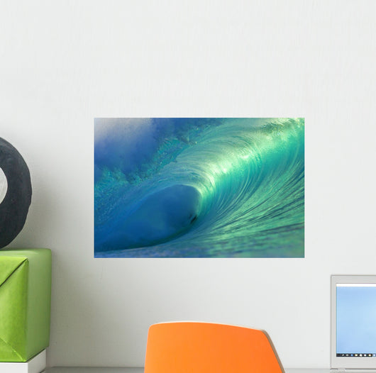 Hawaii Pipeline Empty Wave Wall Decal
