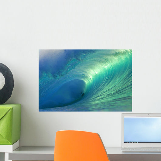 Hawaii Pipeline Empty Wave Wall Decal