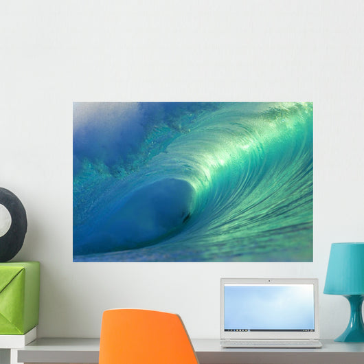 Hawaii Pipeline Empty Wave Wall Decal