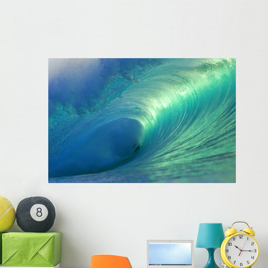 Hawaii Pipeline Empty Wave Wall Decal