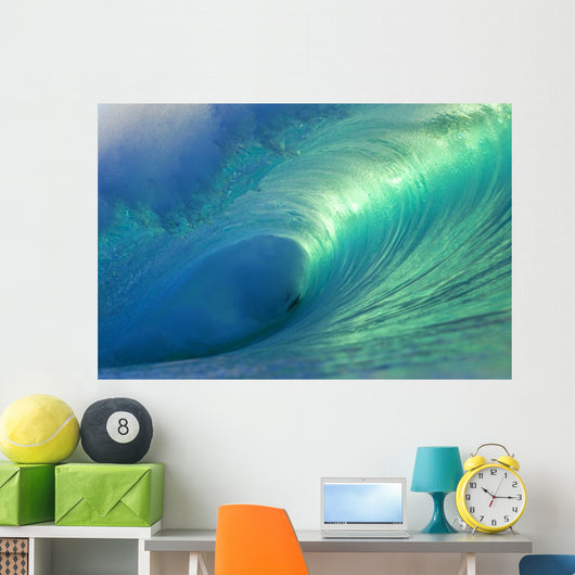 Hawaii Pipeline Empty Wave Wall Decal
