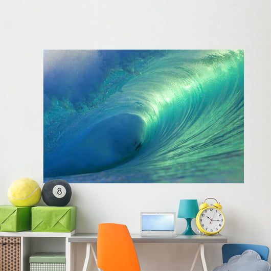 Hawaii Pipeline Empty Wave Wall Decal