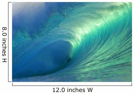 Hawaii Pipeline Empty Wave Wall Decal