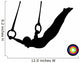 Olympics Gymnastics Rings Wall Decal