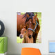 Mare and Colt Nuzzling Wall Decal