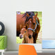 Mare and Colt Nuzzling Wall Decal