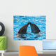 Kissing Dolphins Wall Decal
