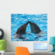 Kissing Dolphins Wall Decal