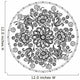 Mandala Pattern with Decorative Wall Decal