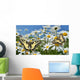 Daisies with Swallowtail Butterflies Wall Decal