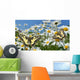 Daisies with Swallowtail Butterflies Wall Decal