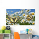 Daisies with Swallowtail Butterflies Wall Decal