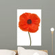 Single Poppy White Wall Decal