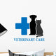 Veterinary Care Symbol Wall Decal