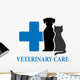 Veterinary Care Symbol Wall Decal