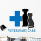 Veterinary Care Symbol Wall Decal
