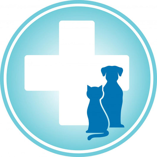 Blue Veterinary Symbol Wall Decal