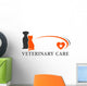 Veterinary Sign with Place Wall Decal