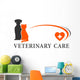 Veterinary Sign with Place Wall Decal