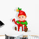 Christmas Elf Wall Decal