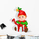 Christmas Elf Wall Decal
