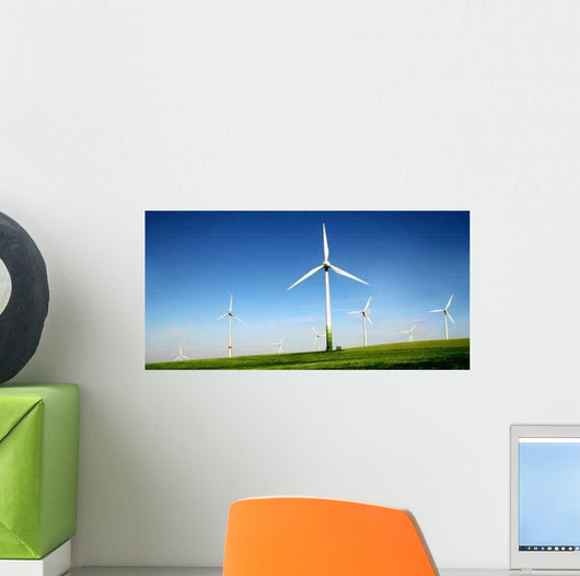 Wind Turbines Farm Alternative Wall Decal