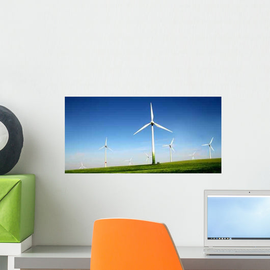 Wind Turbines Farm Alternative Wall Decal