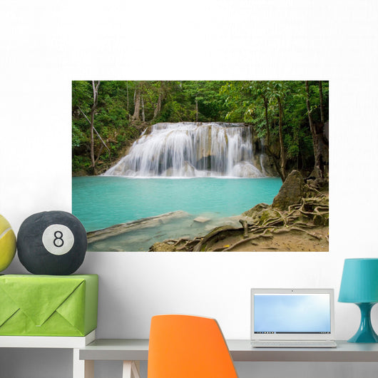 Jungle Waterfall Wall Decal