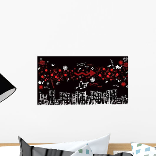 My Dream Town Wall Decal