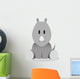 Vector Cute Cartoon Baby Wall Decal