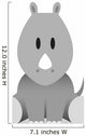 Vector Cute Cartoon Baby Wall Decal