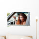 Woman Sitting Car Wall Decal