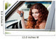 Woman Sitting Car Wall Decal
