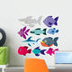 Vector Cute Cartoon Different Wall Decal