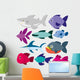 Vector Cute Cartoon Different Wall Decal