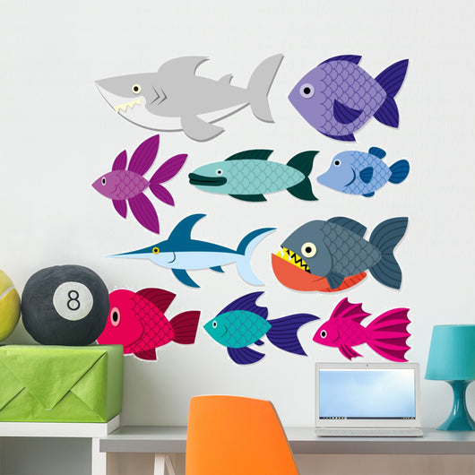 Vector Cute Cartoon Different Wall Decal
