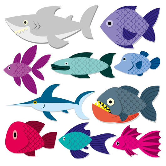 Vector Cute Cartoon Different Wall Decal