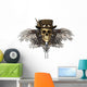 Steampunk Skull Wall Decal