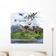 Collage Wild Animals and Wall Decal
